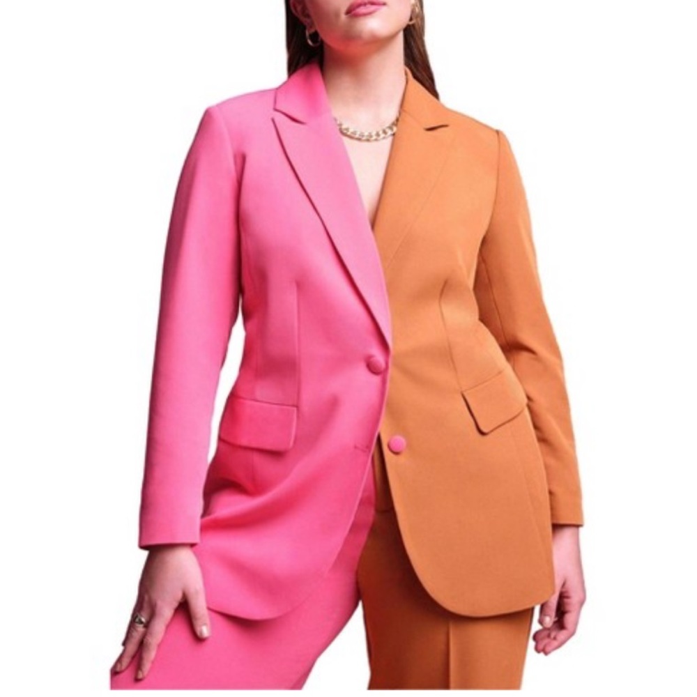 Eloquii Colorblock Blazer